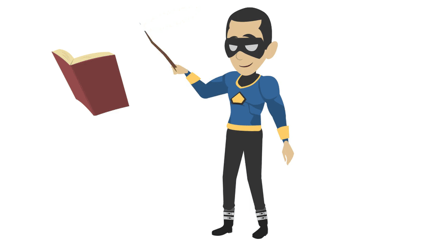 Книга, която оживява и се превръща в лаптоп – символ на модерното обучение Анимация на книга, която се трансформира в лаптоп с плей бутон – символ на прехода от традиционно знание към дигитално и интерактивно обучение